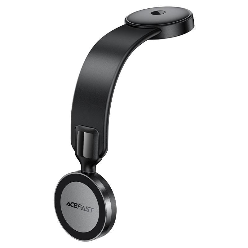 Автодержатель для телефона с БЗП Acefast D37 magnetic wireless charging car holder for dashboard Black (6974316283546)