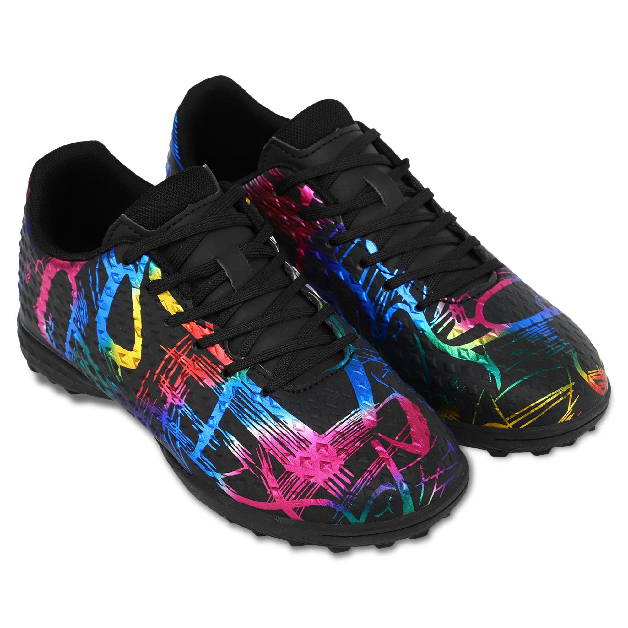 Сороконіжки футбольні LiJIN 2503-1-35-39-2 р. 35 Чорний/Фуксія/Синій - фото 3 Сороконіжки футбольні LiJIN 2503-1-35-39-2 р. 35 Чорний/Фуксія/Синій - фото 3