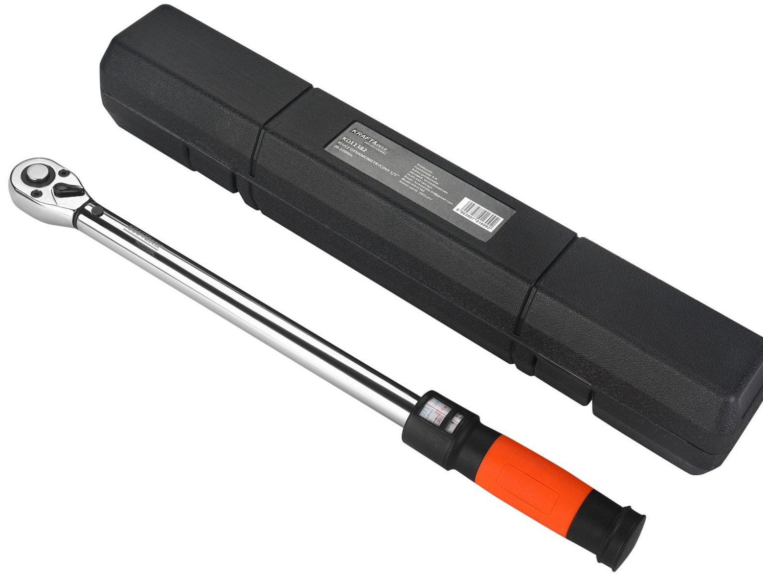 Динамометрический ключ Kraft&Dele KD11382 1/2" 20-220 Нм (36276362)