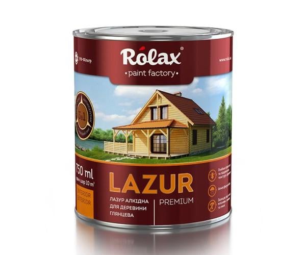 Лазур для деревини LAZUR алкідна 0,75 л Черешня (6434)