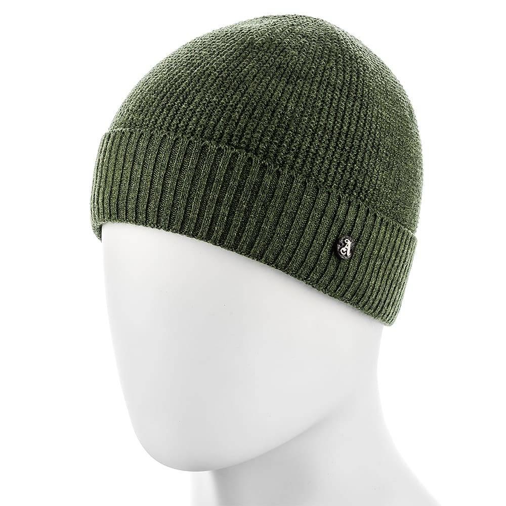 Шапка мужская на флисе Atrics MH639 р. 56-59 Зеленый (1464479225)