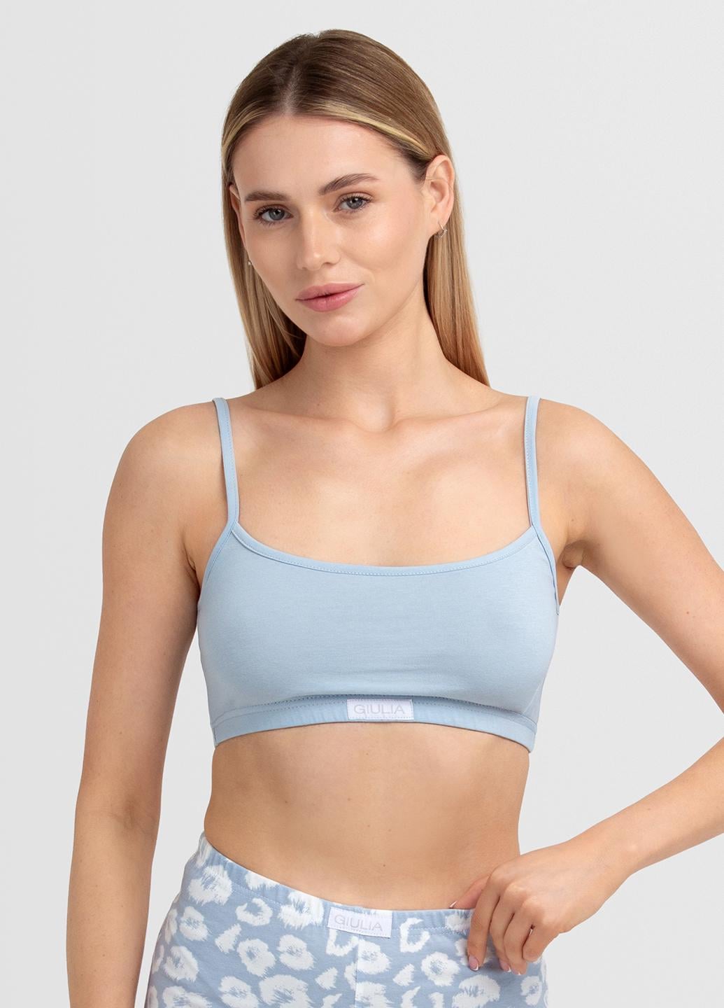 Топ женский хлопковый Giulia COTTON BLOOM 4112/60 M Blue/Ballad Blue (36086329)