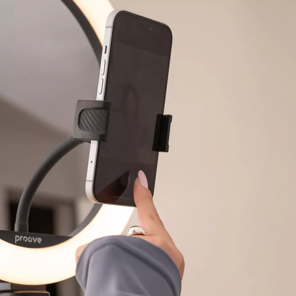 Лампа кольцевая Proove Halo 12" с триподом и пультом 17 режимов освещения RGB LED штатив 1,6 м (632001) - фото 8 Лампа кольцевая Proove Halo 12" с триподом и пультом 17 режимов освещения RGB LED штатив 1,6 м (632001) - фото 8