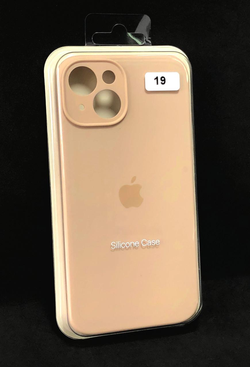 Чохол для телефону iPhone 13mini Silicone Case FULL Camera №19 pink sand