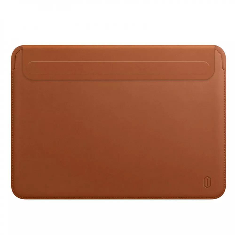 Чехол-папка WIWU Skin Pro 2 Leather Sleeve для MacBook Pro 14,2" Brown (d0d176d6)