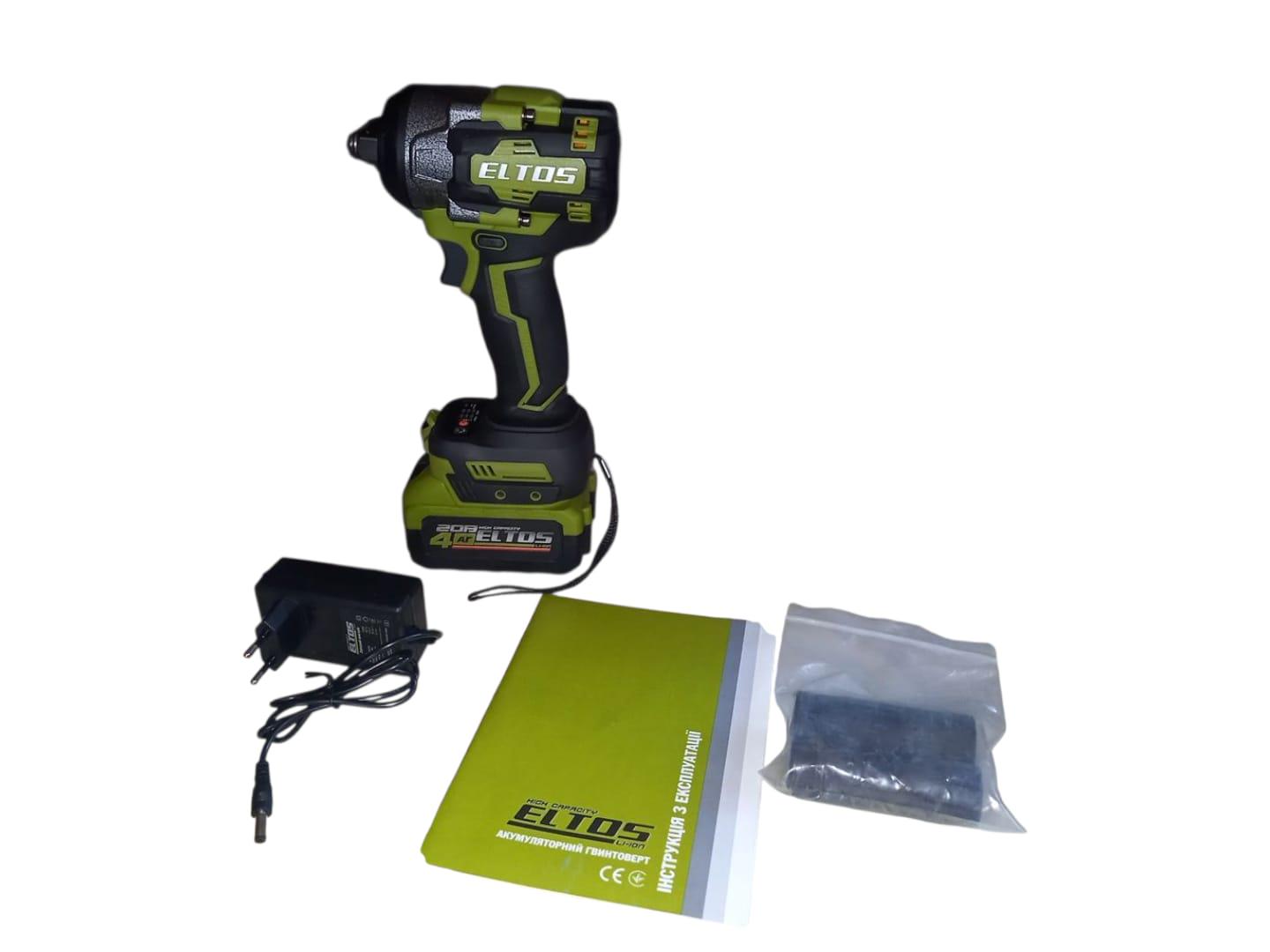 Гайковерт акумуляторний ELTOS АГ-600BL (27843672) - фото 2 Гайковерт акумуляторний ELTOS АГ-600BL (27843672) - фото 2