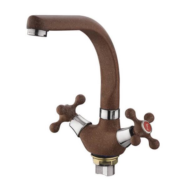 Змішувач для кухні Frap F5408-22 буксовий Коричневий (35418) Змішувач для кухні Frap F5408-22 буксовий Коричневий (35418)