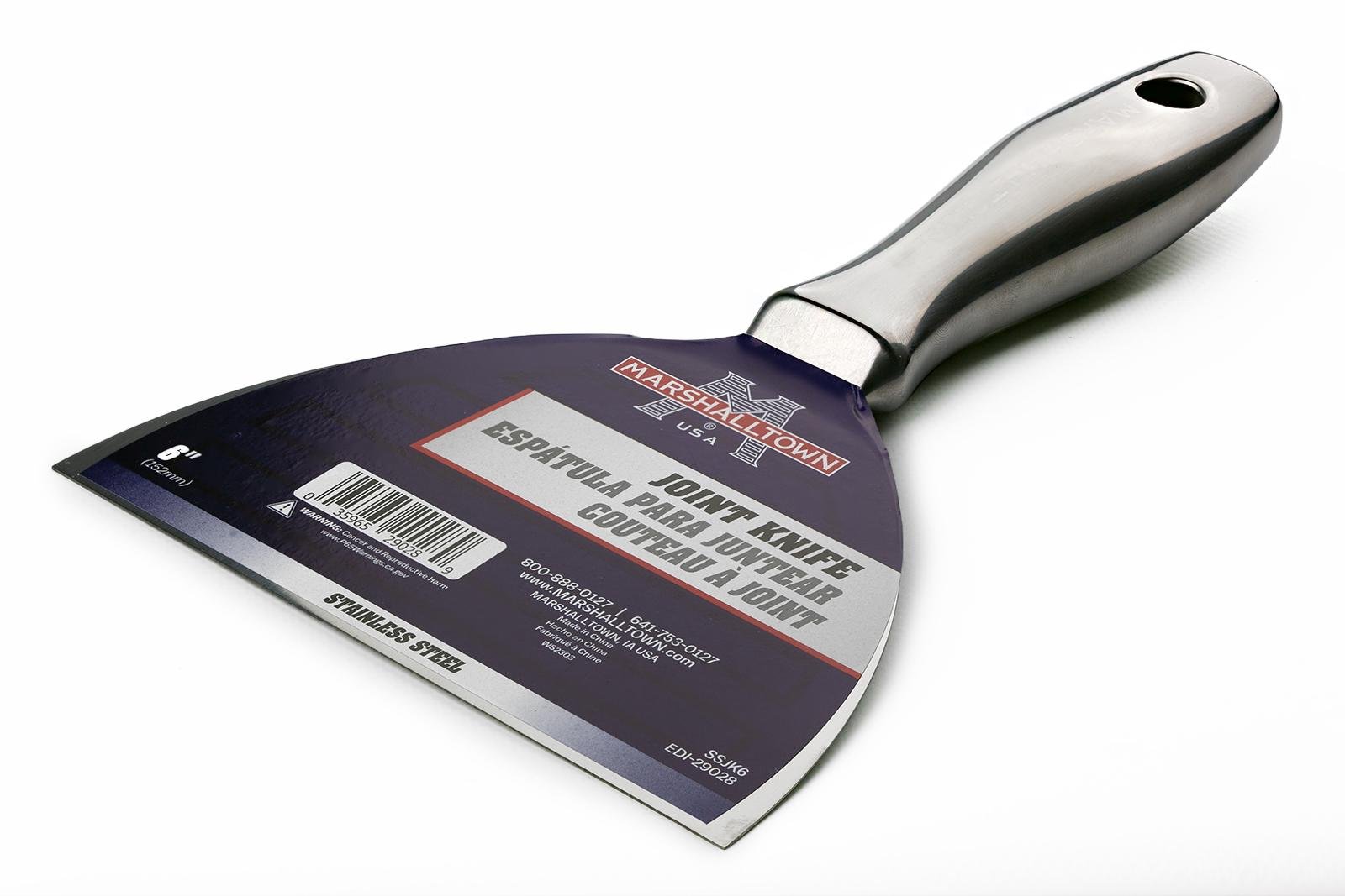 Шпатель Marshalltown из нержавеющей стали цельно металлический 152 мм (29028) Шпатель Marshalltown из нержавеющей стали цельно металлический 152 мм (29028)