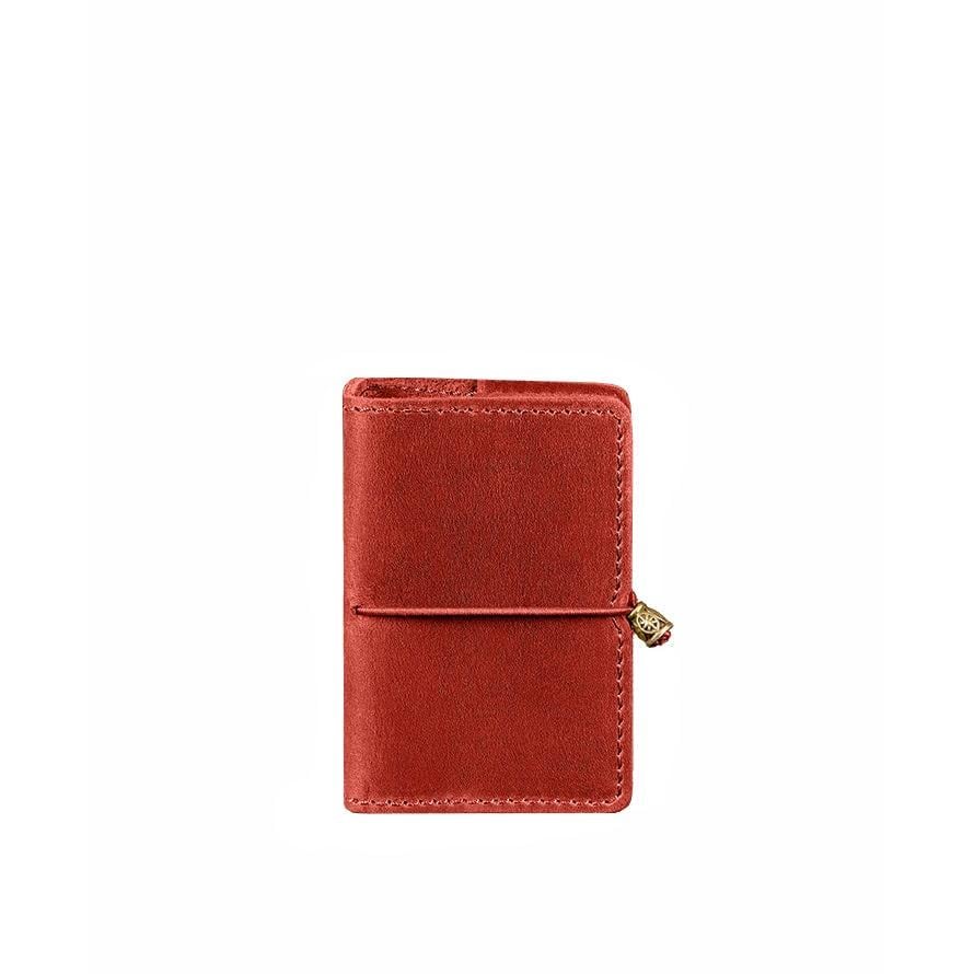 Кард-кейс женский кожаный BlankNote 7.0 Коралловый (A-026639)