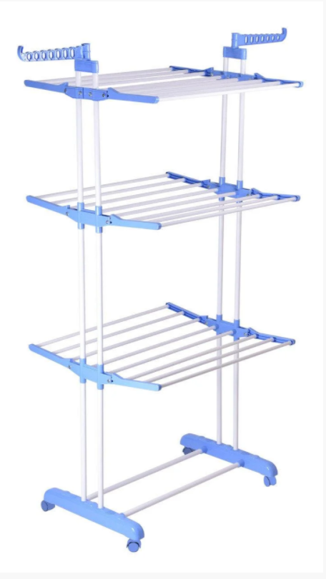 Сушилка для белья Garment rack with wheels складная (1239006344) Сушилка для белья Garment rack with wheels складная (1239006344)