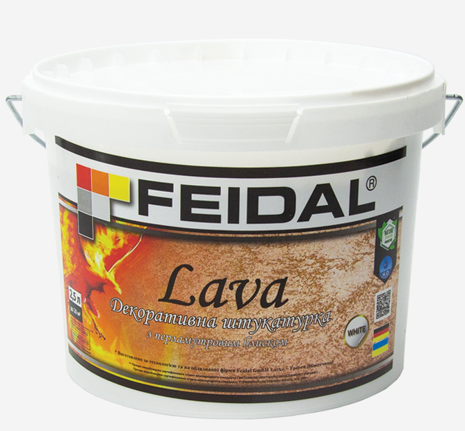 Фарба інтер'єрна декоративна Feidal Lava 2,5 л Білий