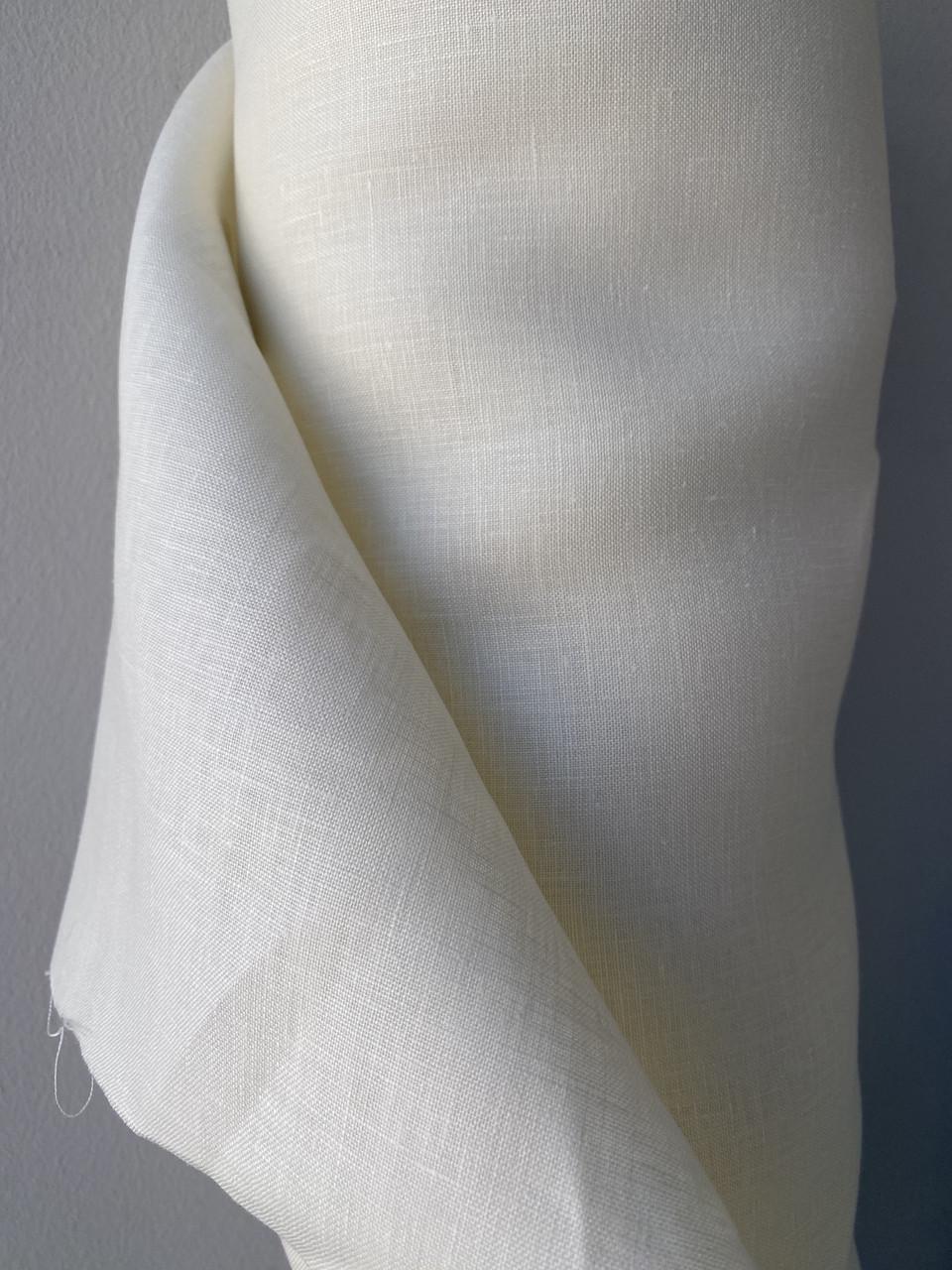 Тканина не пом'якшена LINEN PLUS 100% льон 150 см 1403 Кремовий - фото 6 Тканина не пом'якшена LINEN PLUS 100% льон 150 см 1403 Кремовий - фото 6