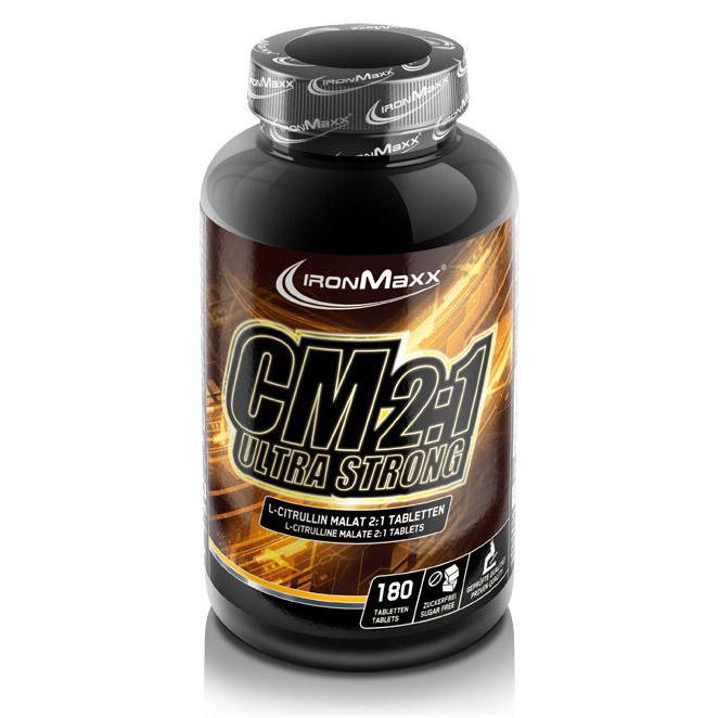 Аминокислота IronMaxx CM2:1 Ultra Strong Citrullin Malat 180 таб. (3346)