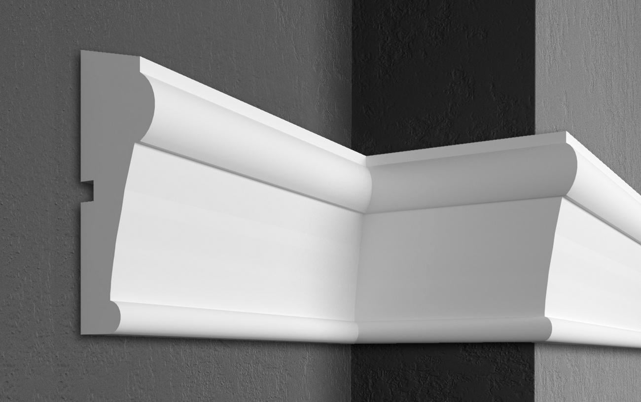 Карниз Prestige decor MC 164 без покрытия 150x50 мм 2000 мм (12370339)