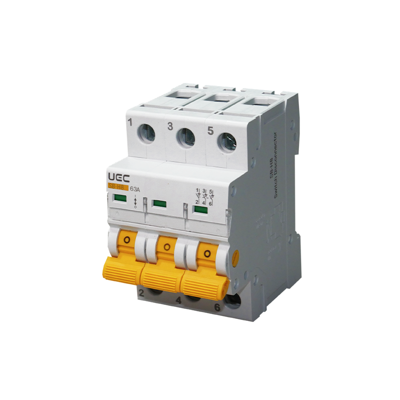 Выключатель нагрузки UEC SB-H8 3P 63А 400В (MSD-3-063)