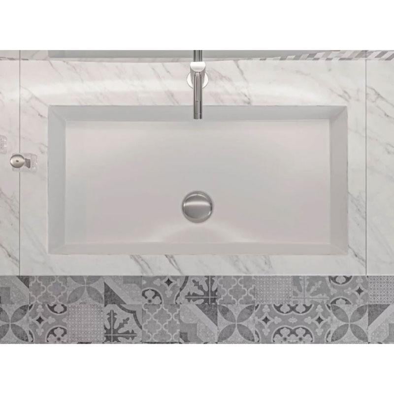 Умывальник Fancy Marble Leon 405 Белый (21970488) - фото 2