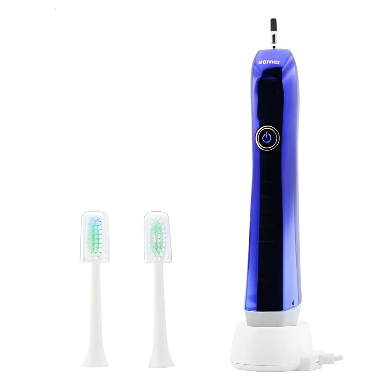Электрическая зубная щетка Gemei GM-9O7 5 режимов 2 насадки Синий (GM-9O7) Электрическая зубная щетка Gemei GM-9O7 5 режимов 2 насадки Синий (GM-9O7)