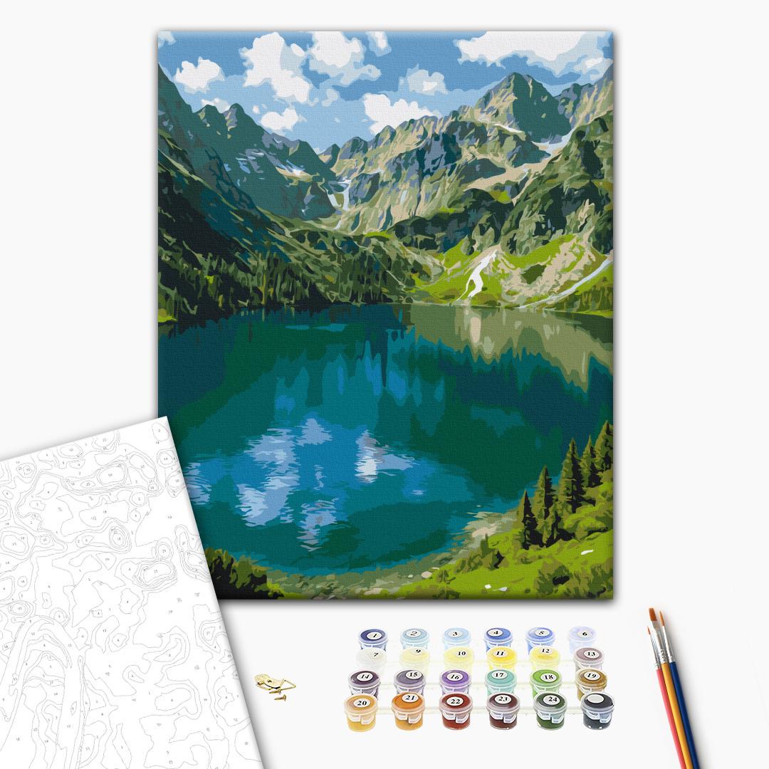 Картина по номерам Brushme Морское око из хлопчатобумажного полотна 40x50 см (6-83-BS54537)