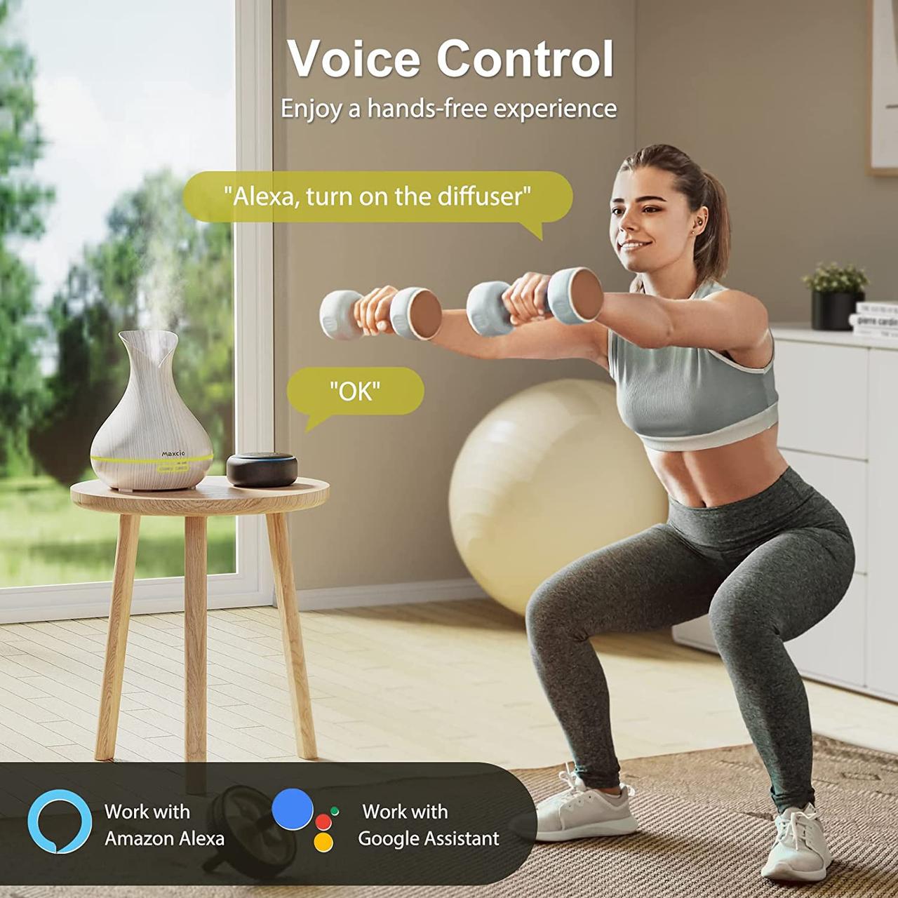 Ароматичний дифузор Maxcio Alexa розумний 400 мл - фото 2