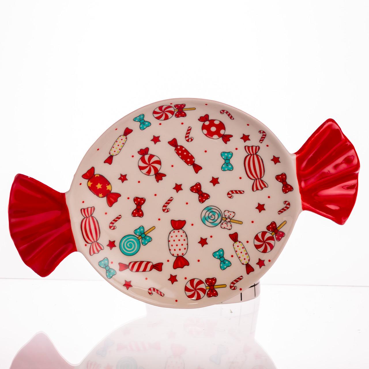 Тарілка новорічна сервірувальна порцелянова Ø15,5 см (CR-1-24) - фото 3 Тарілка новорічна сервірувальна порцелянова Ø15,5 см (CR-1-24) - фото 3