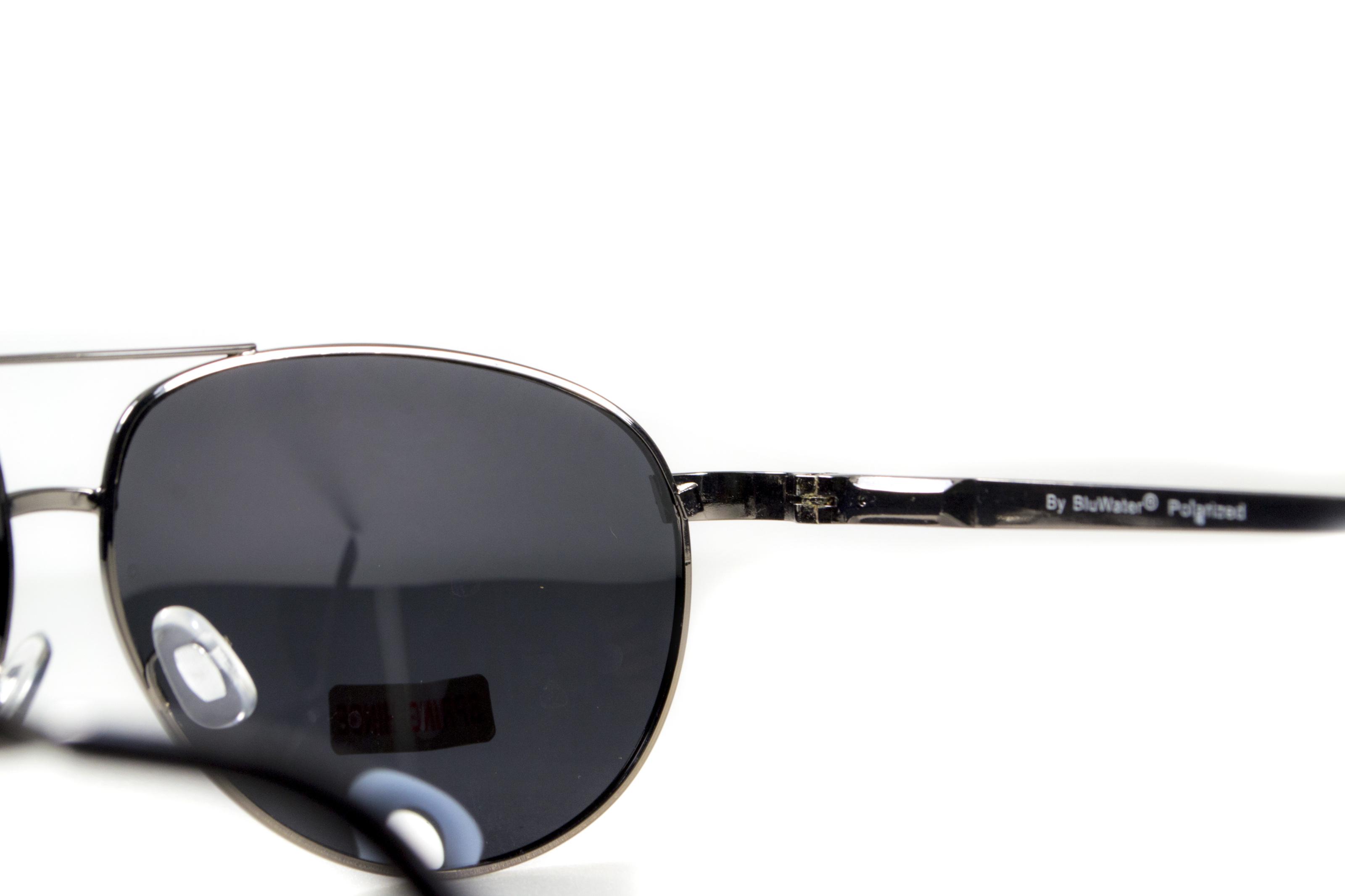 Очки поляризационные BluWater AirForce GunMetal Polarized Черный - фото 4