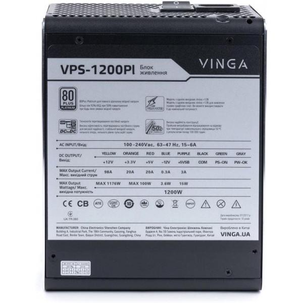 Блок живлення Vinga ATX 1200W (VPS-1200Pl) - фото 3