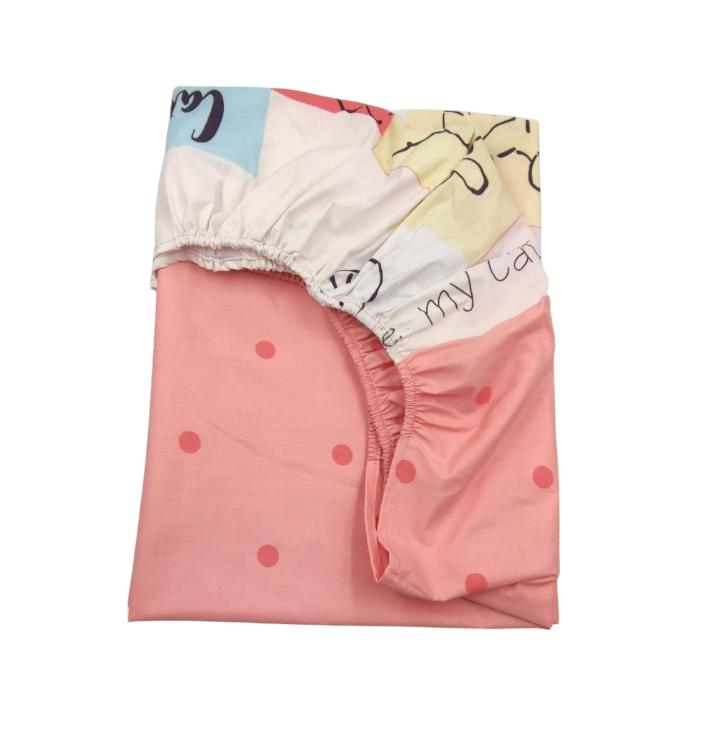 Простынь на резинке I love my cat бязь 80x200 см (G-4144B/x80)