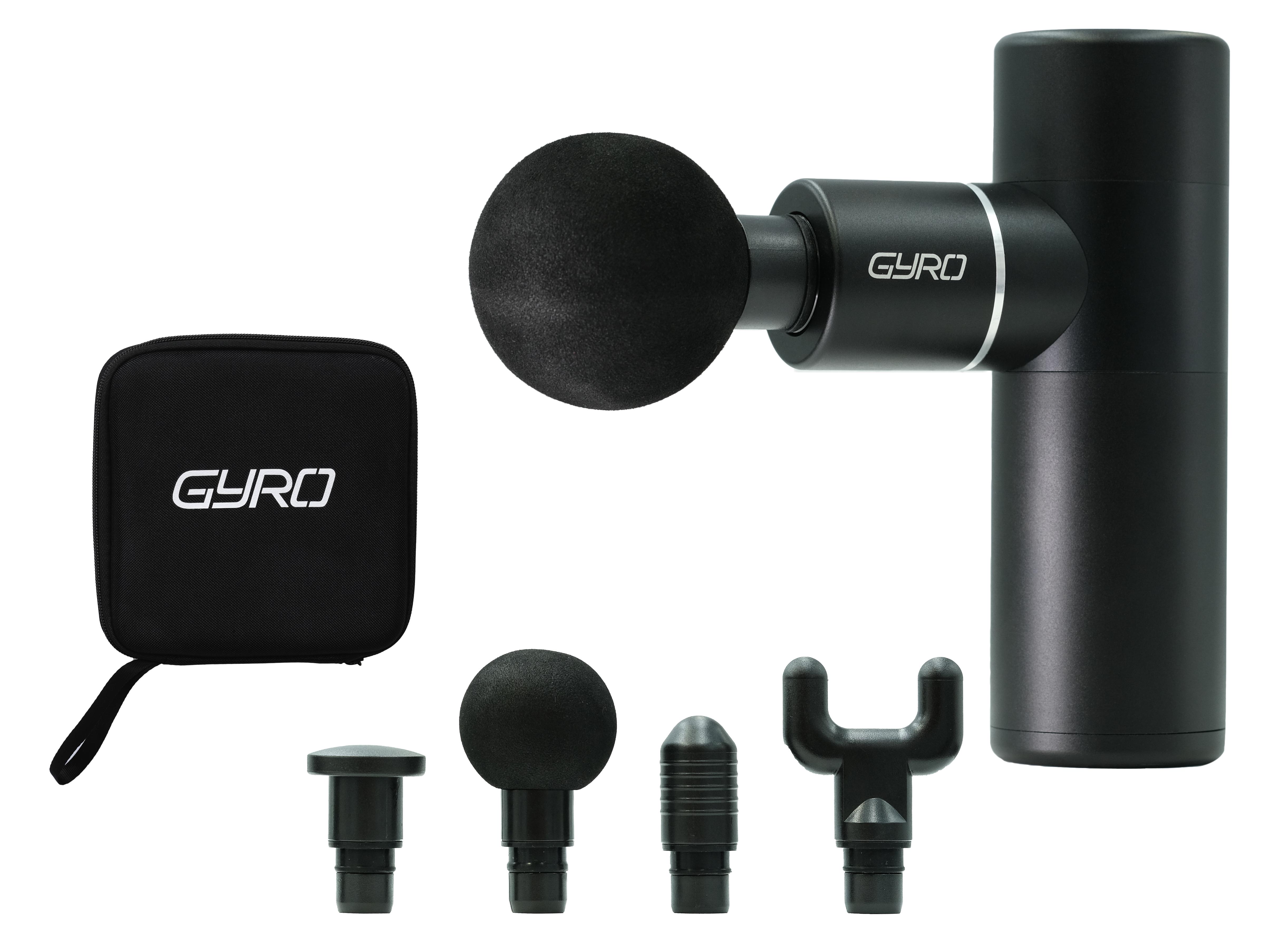 Перкуссионный массажер для тела и мышц Gyro Muscle Mini Gun Massager Black (4657556)