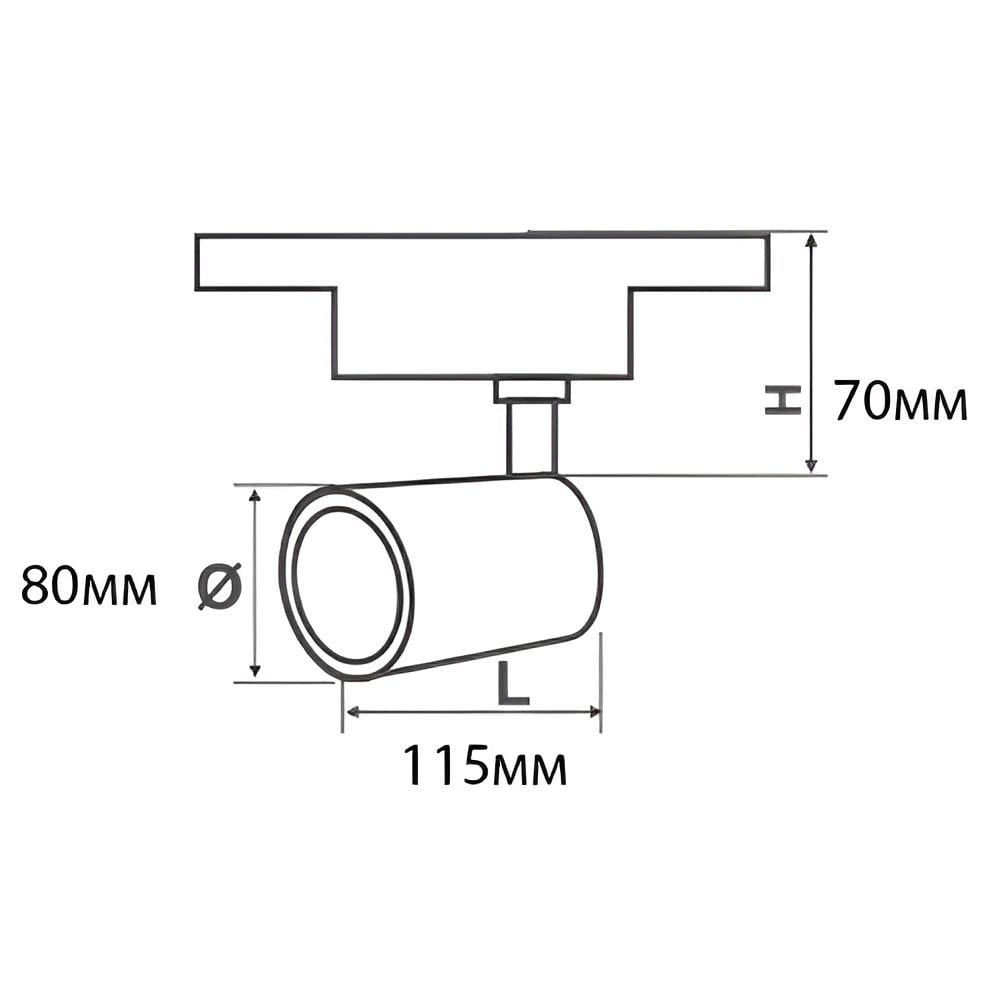 Светильник трековый LED Lemanso 10W 700LM 6500K 100-265V Белый (LM3211-10) - фото 3 Светильник трековый LED Lemanso 10W 700LM 6500K 100-265V Белый (LM3211-10) - фото 3