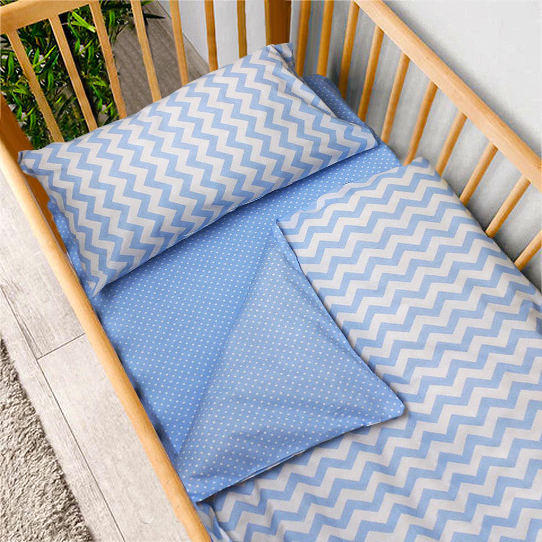 Комплект постельного белья беби Zastelli 26  бязь 110х140 Белый