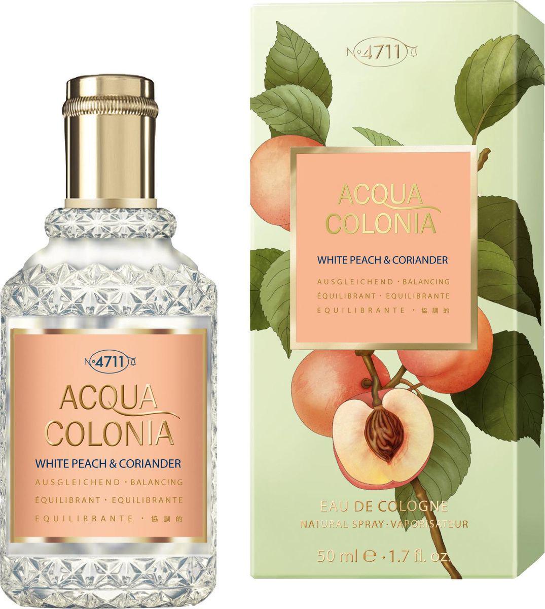 Одеколон унисекс 4711 Acqua Colonia White Peach & Coriander 50 мл (375288)