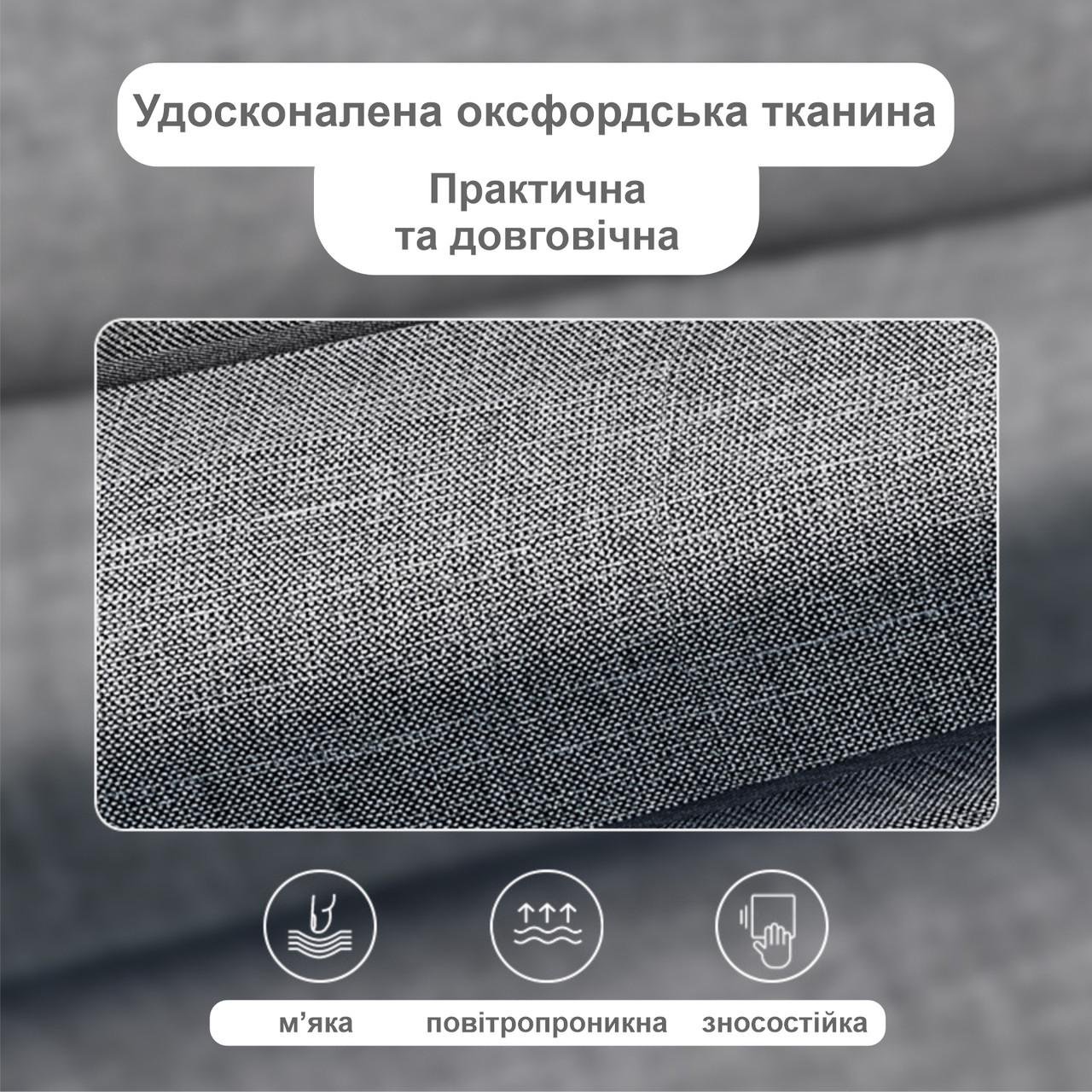 Набор органайзеров из оксфордской ткани Storage Grey/Orange handle (137465) - фото 6