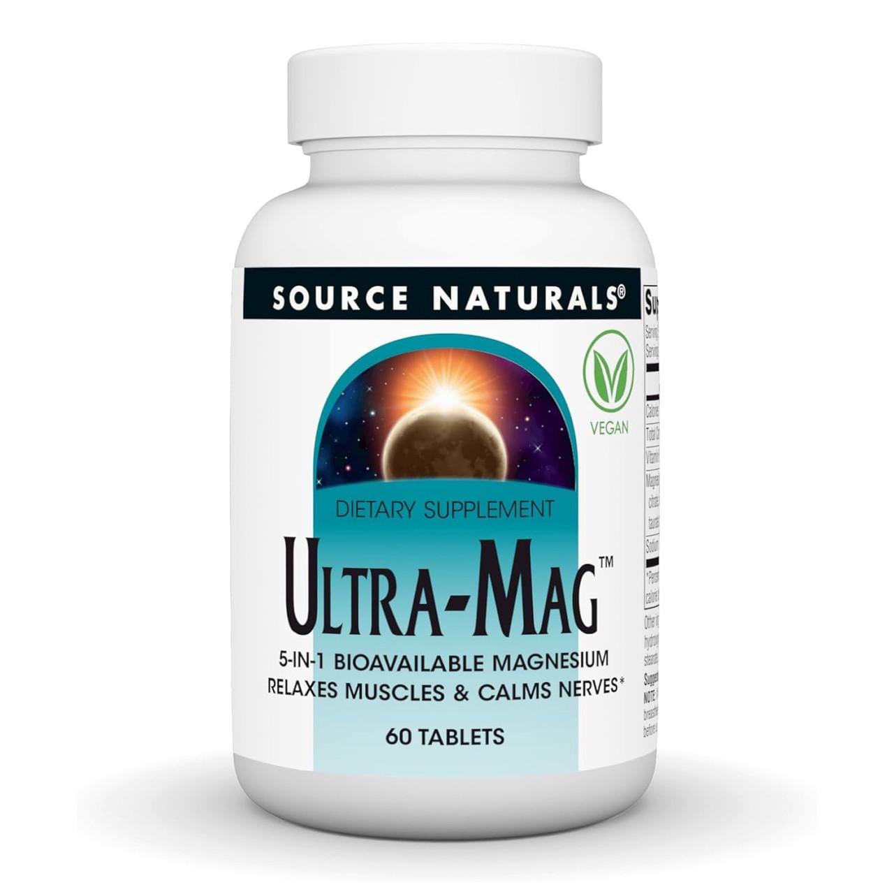 Магний комплекс Ultra-Mag Source Naturals 60 таблеток
