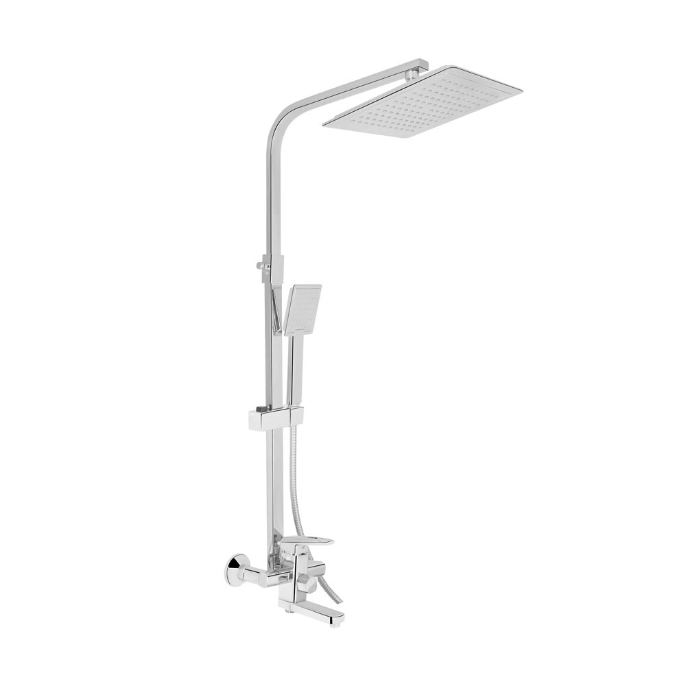 Душевая система с изливом Qtap Sofi 1030 k35 универсальная на три потребителя Chrome (44975) Душевая система с изливом Qtap Sofi 1030 k35 универсальная на три потребителя Chrome (44975)