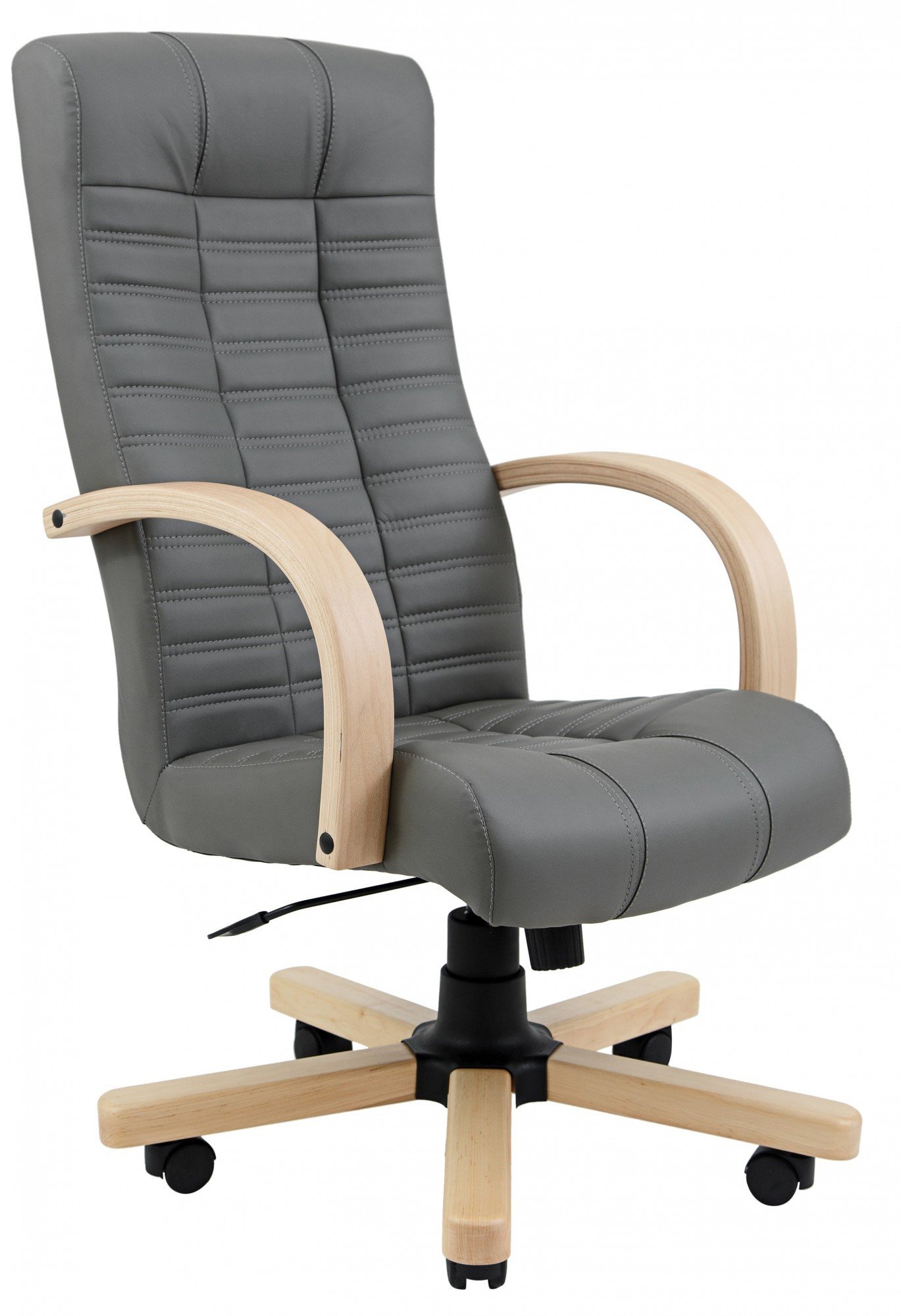 Офисное кресло руководителя Richman Атлант Флай 2243 Вуд Бук М3 MultiBlock Серый (6013ee26ee03ef61f515dcf8)