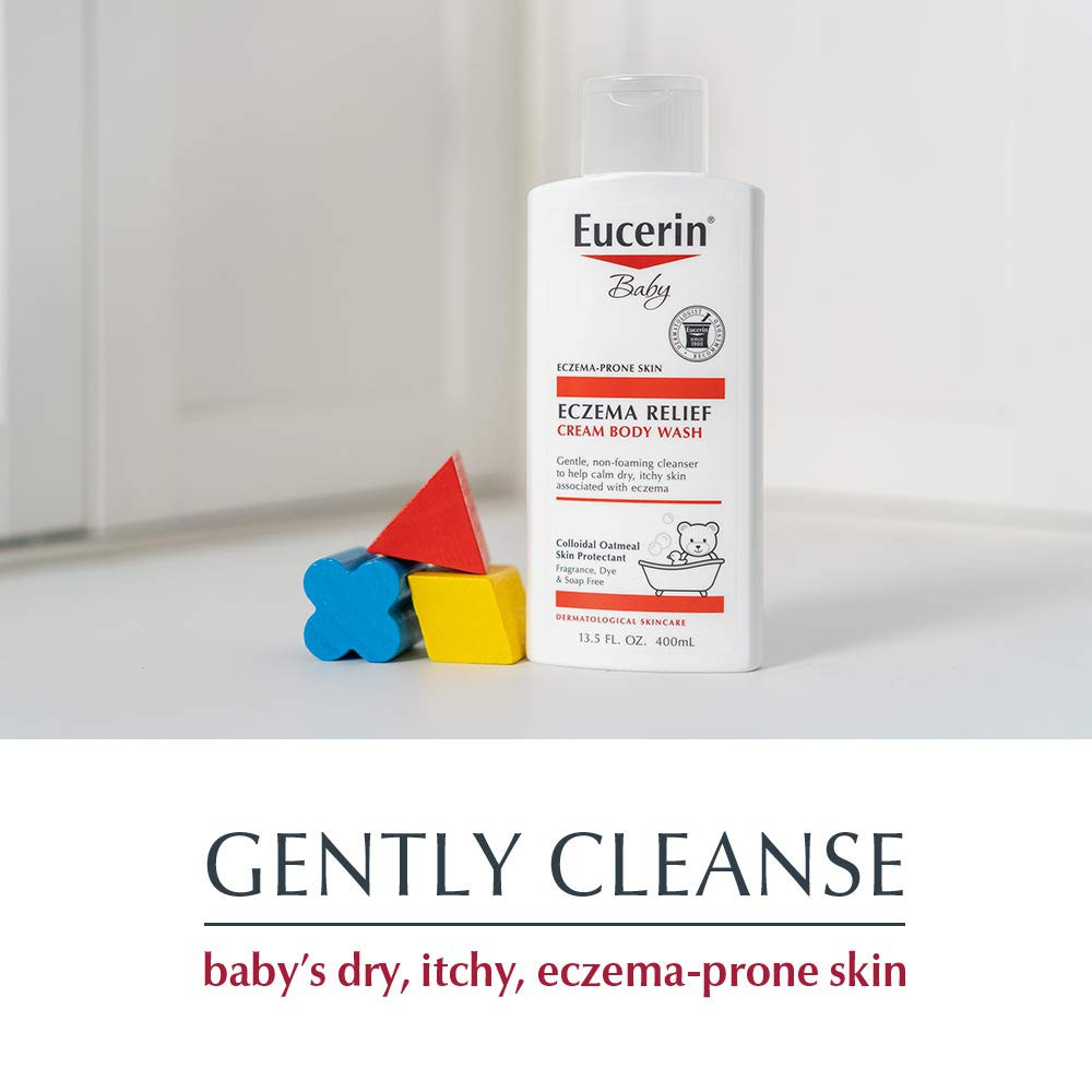 Eucerin, Baby, кремовий гель для душу проти екземи, 400 мл (13,5 рідк. унції) - фото 5