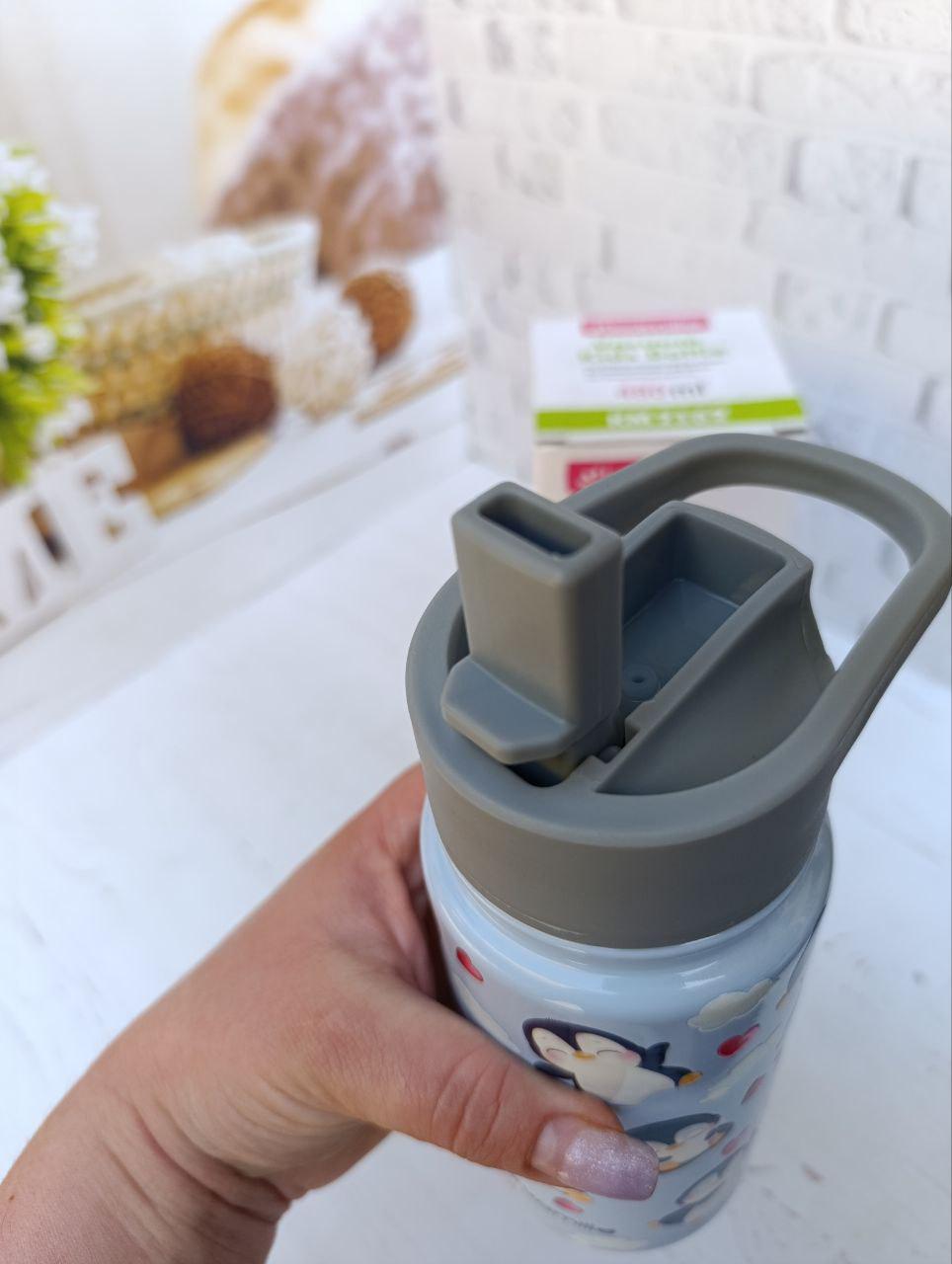 Термобутылка детская Kamille 480 мл Голубой (KM-2162bl) - фото 3 Термобутылка детская Kamille 480 мл Голубой (KM-2162bl) - фото 3