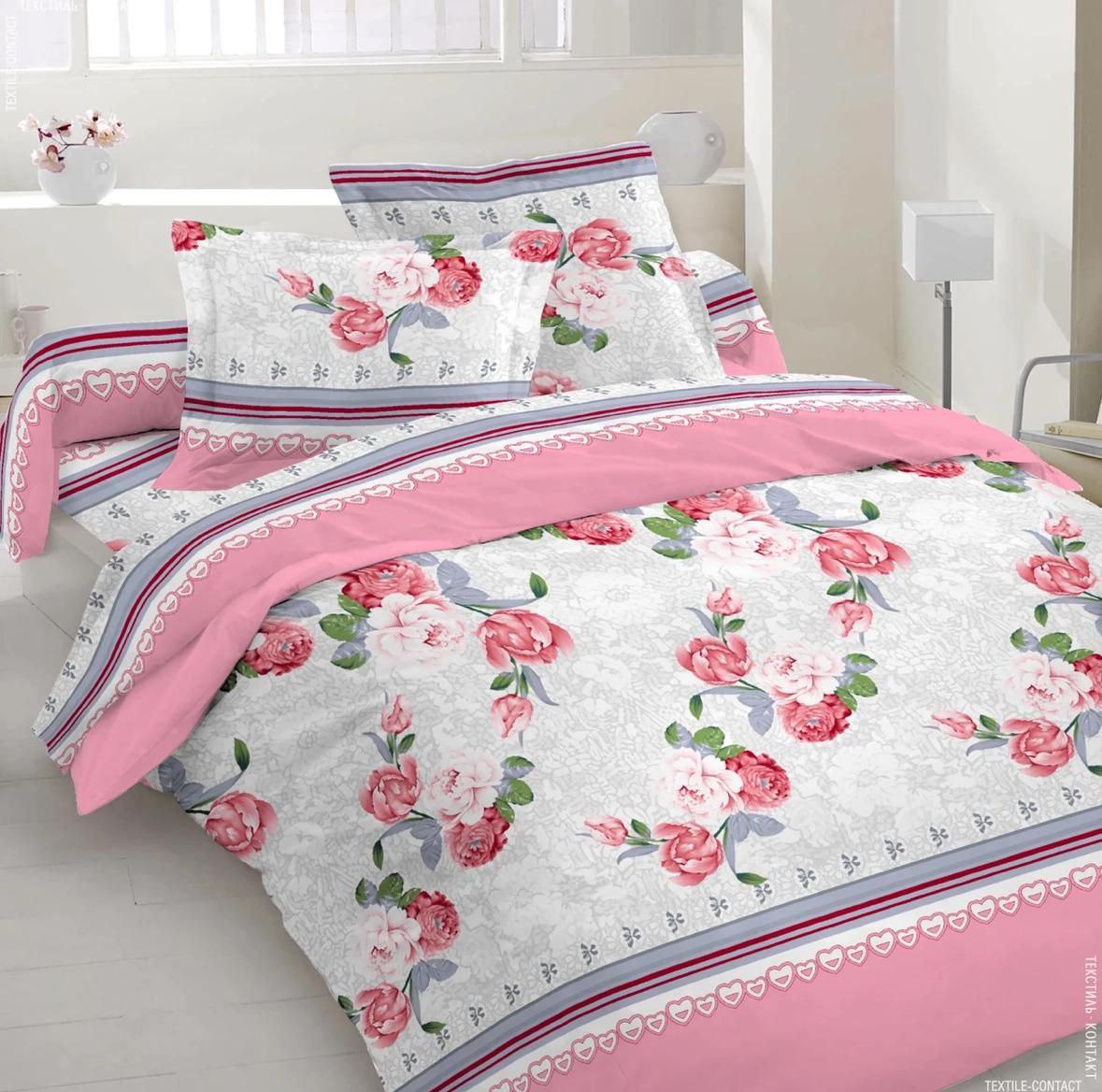 Комплект постельного белья Vital Textile Голд Люкс бязь евро 200х220 см (BLе-818)