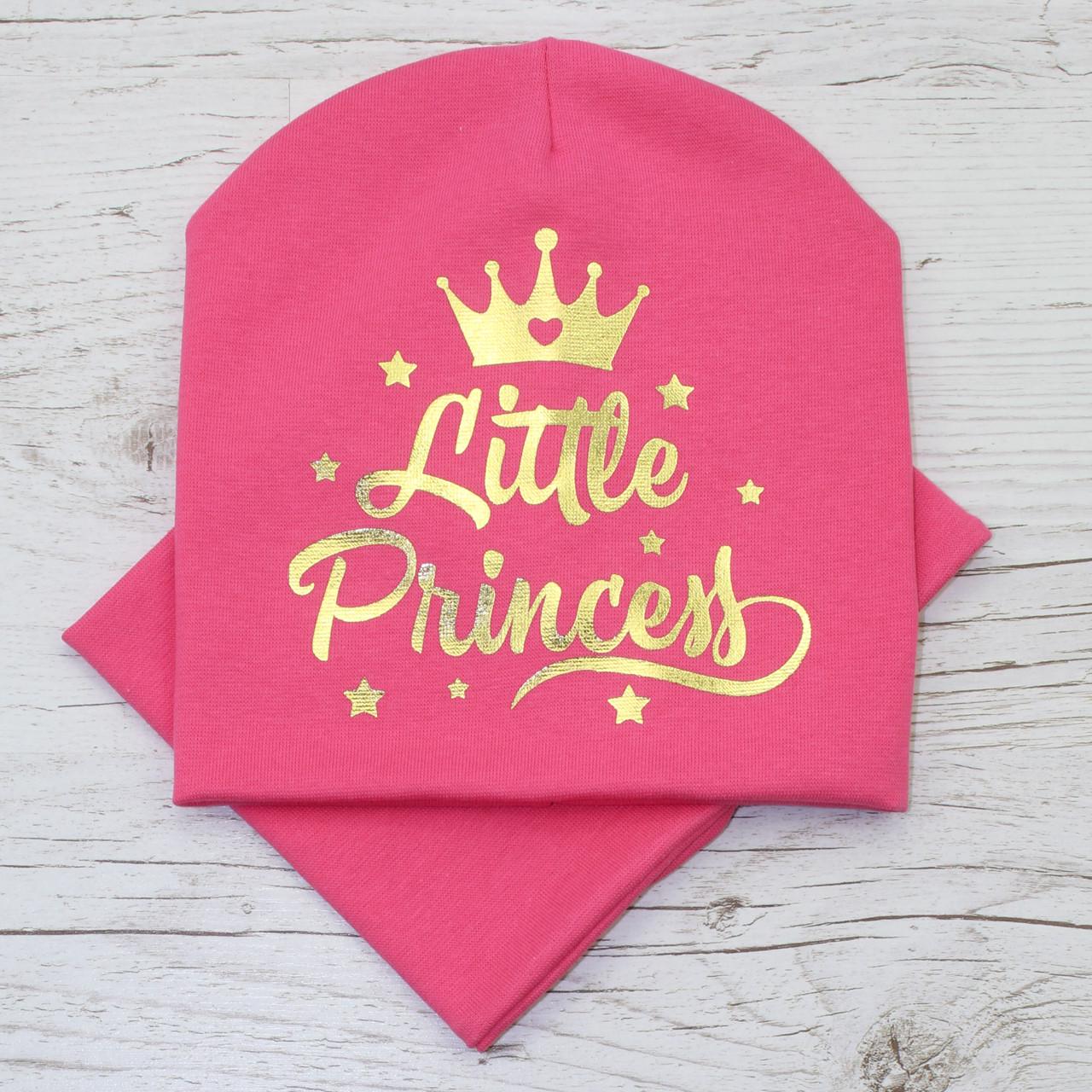 Детская шапка с хомутом Кahta р. 48-52 Розовый (OC-339)