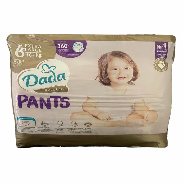 Подгузники детские-трусики Dada Extra Care 6 Extra Large 16+ кг 38 шт. (96893317)