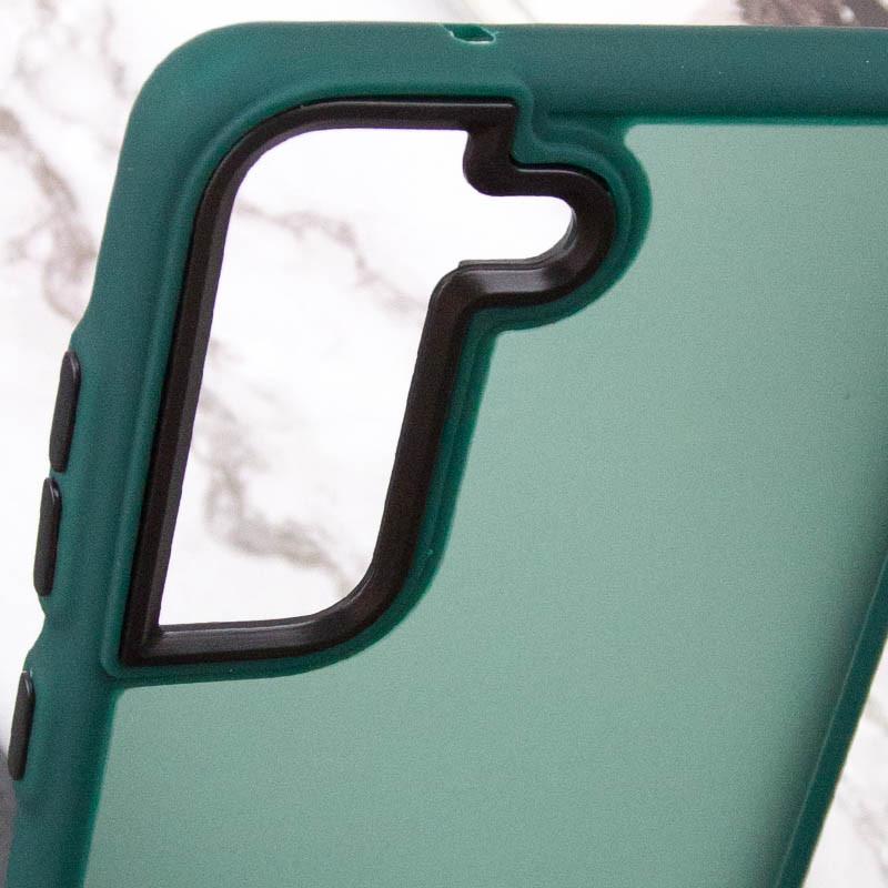 Противоударный чехол TPU+PC Lyon Frosted для Samsung Galaxy S22 Green - фото 5