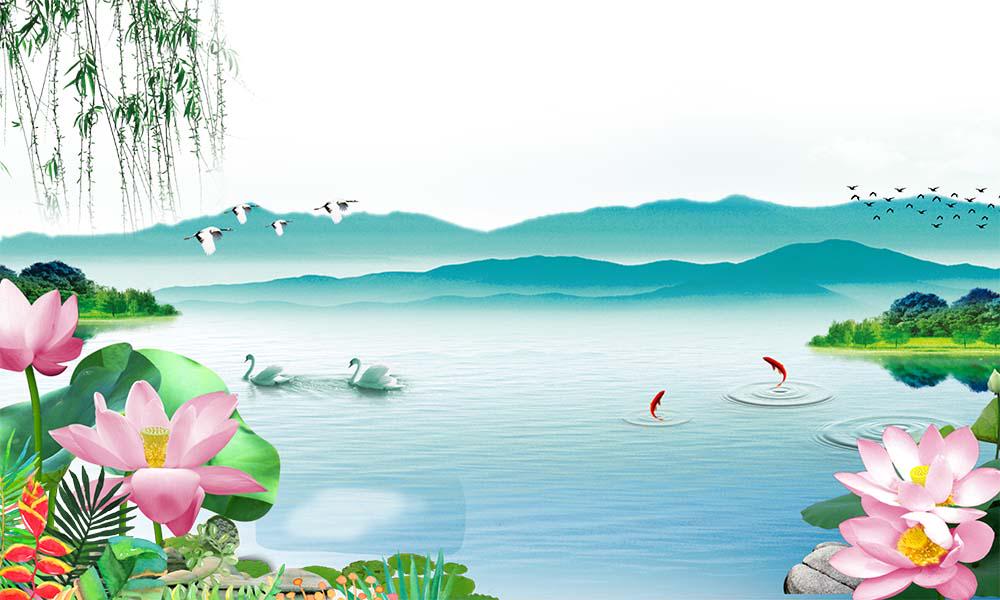 Фотообои Artside Красивое озеро 204082020111