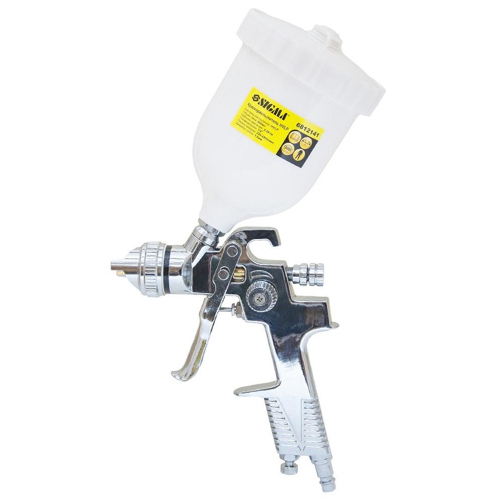 Краскораспылитель Sigma HVLP Ø 1,8 мм с верхним бачком Хром (6812141)