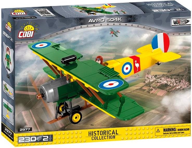 Конструктор Cobi Great War Avro 504K (COBI-2977)