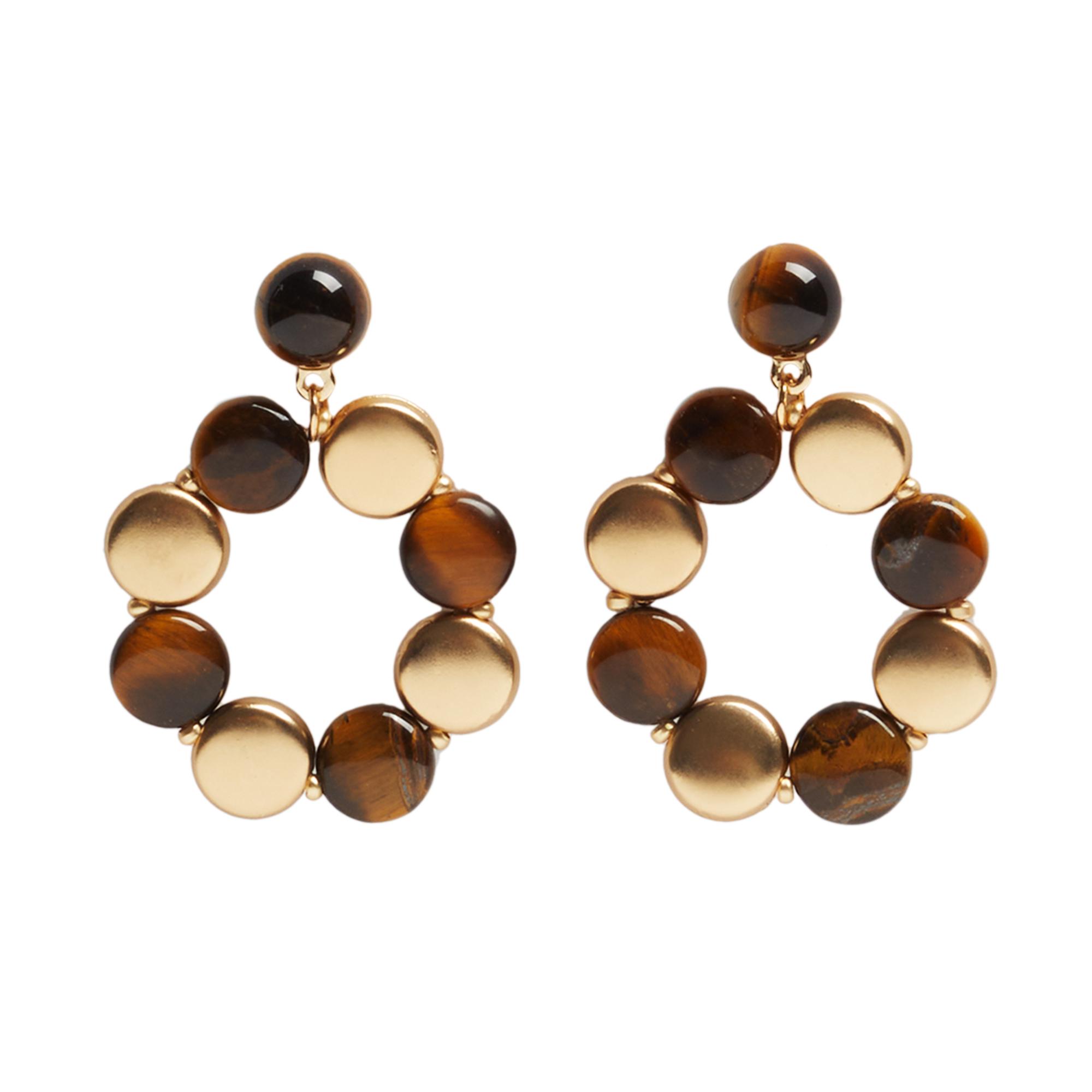 Женские серьги Parfois 193541 ONE Золотой