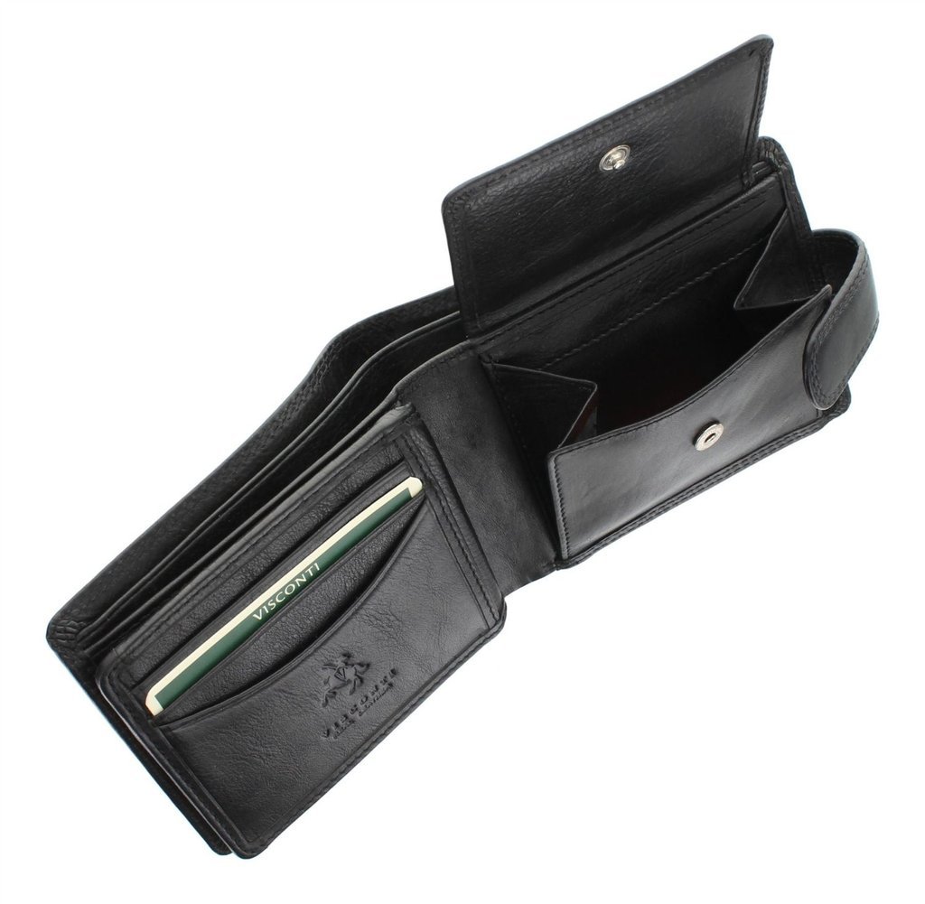 Кошелек мужской Visconti HT10 Knightsbridge BLK кожаный Черный - фото 5 Кошелек мужской Visconti HT10 Knightsbridge BLK кожаный Черный - фото 5