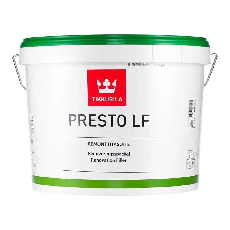 Шпаклевка для внутренних работ TIKKURILA Presto LF Remonttitasoite 3 л (2596743636)