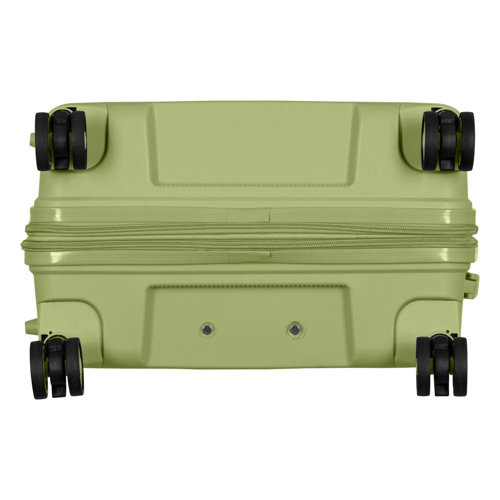 Набір валіз дорожніх 2E Aero поліпропілен замок TSA з 4 колесами S/M/L Оливково-зелений (2E-SPP-AERO-SET3-MG) - фото 7 Набір валіз дорожніх 2E Aero поліпропілен замок TSA з 4 колесами S/M/L Оливково-зелений (2E-SPP-AERO-SET3-MG) - фото 7
