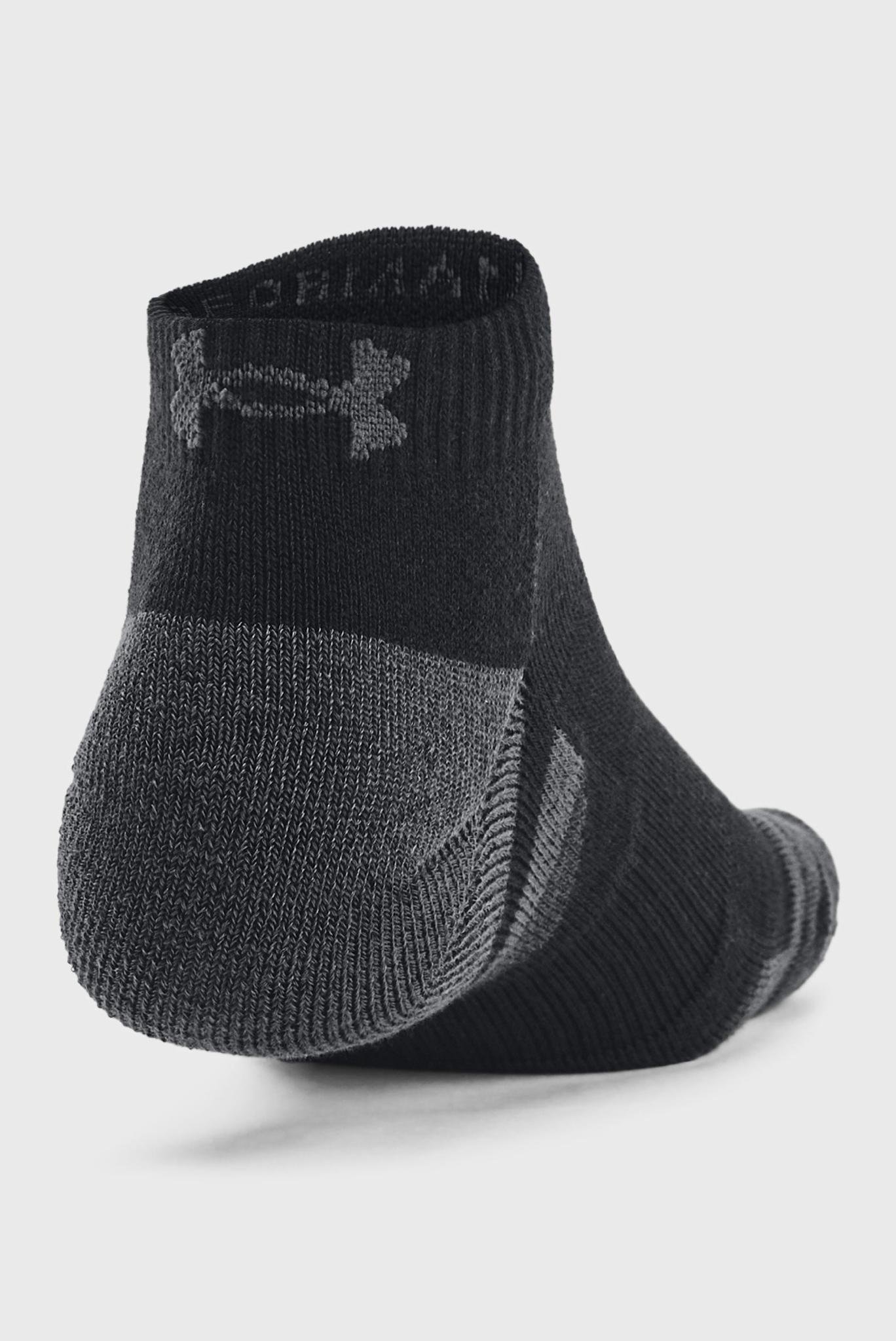 Носки мужские Under Armour Performance Tech 3pk Low M Черный (1379504-001 M) - фото 2