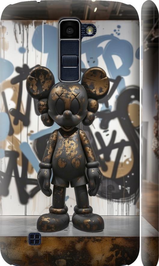 Чехол на LG K10 / K410 Bronze kaws v2 (6098m-349-42517)